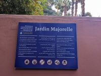 340) Jardin Majorelle, Garten von Yves Saint Laurent, Marrakesch, Marokko