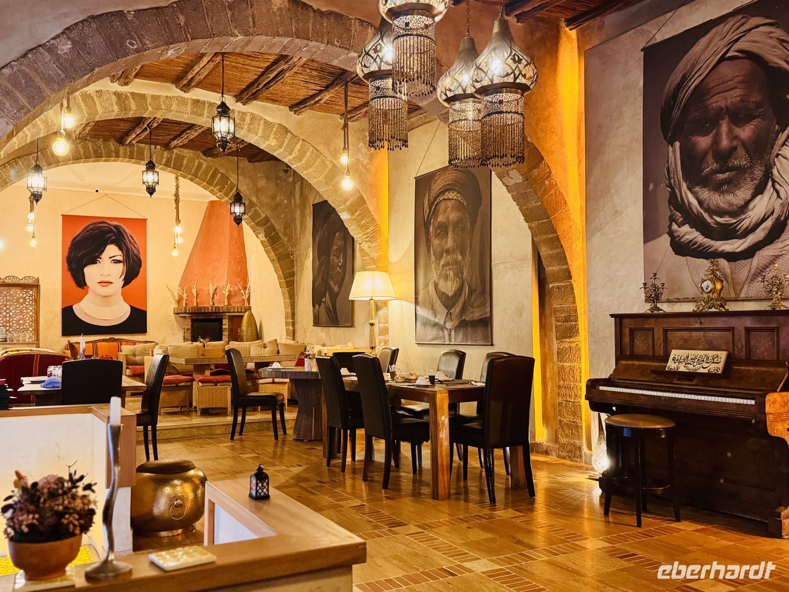 4. Tag - Restaurant im Hotel Riad Dar L'Oussia, Essaouira &ndash; &copy;  (Eberhardt TRAVEL)