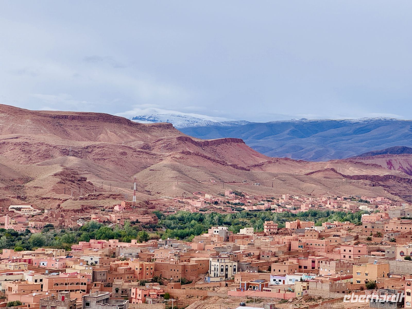 9. Tag - Blick vom Hotel auf Dades &ndash; &copy;  (Eberhardt TRAVEL)