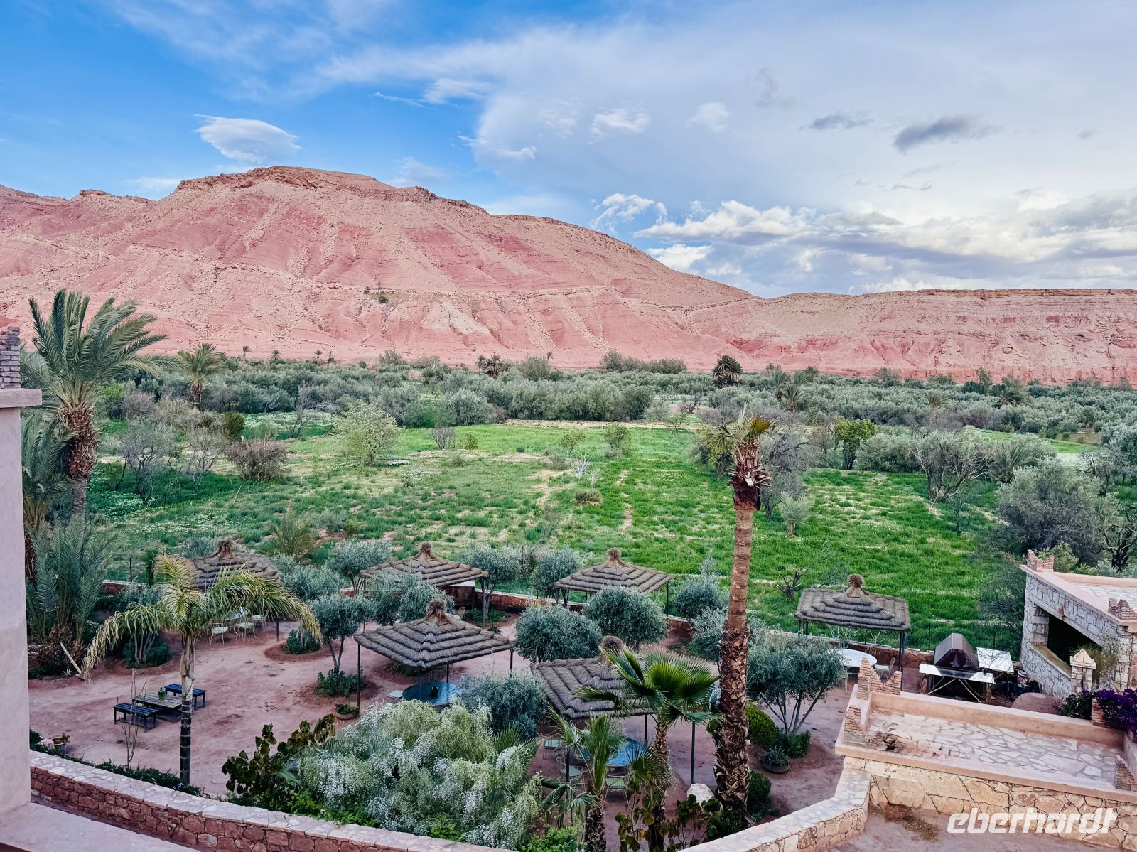 10. Tag - Ausblick von unserem Hotel Riad Ksar Ighnda &ndash; &copy;  (Eberhardt TRAVEL)