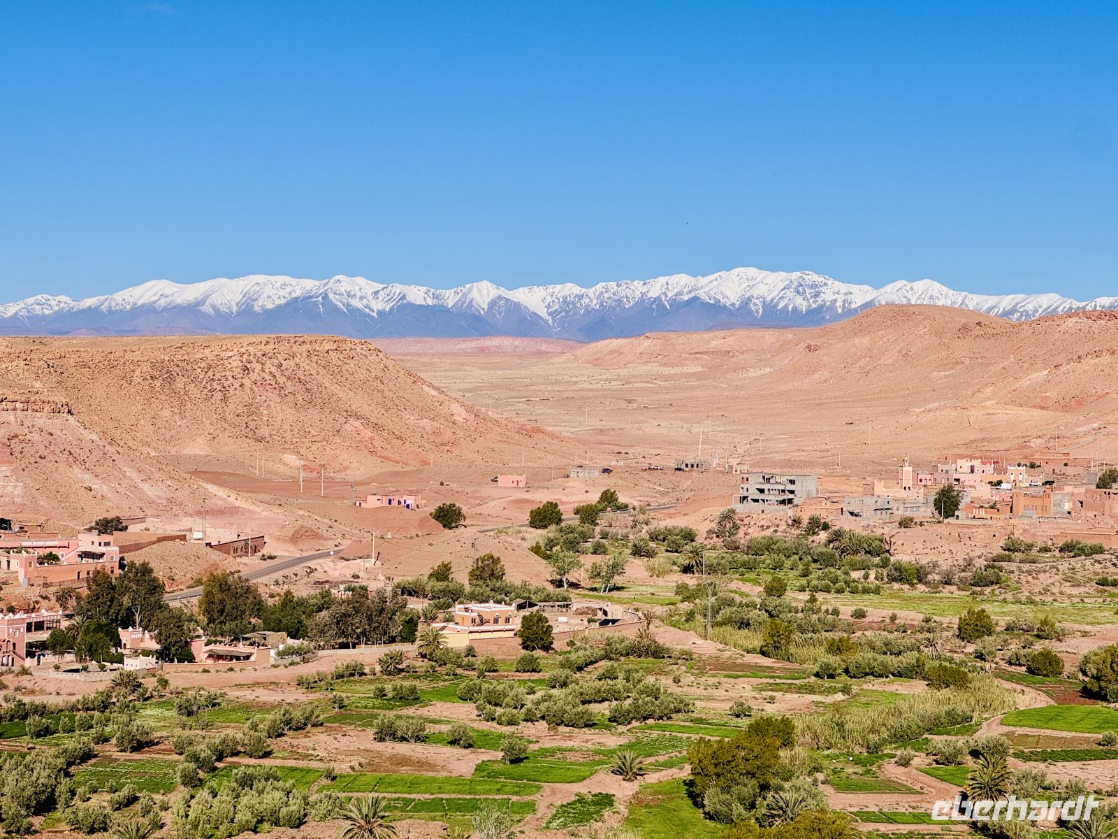11. Tag - Blick vom Kasbah Ait Ben Haddou auf den Hohen Atlas &ndash; &copy;  (Eberhardt TRAVEL)