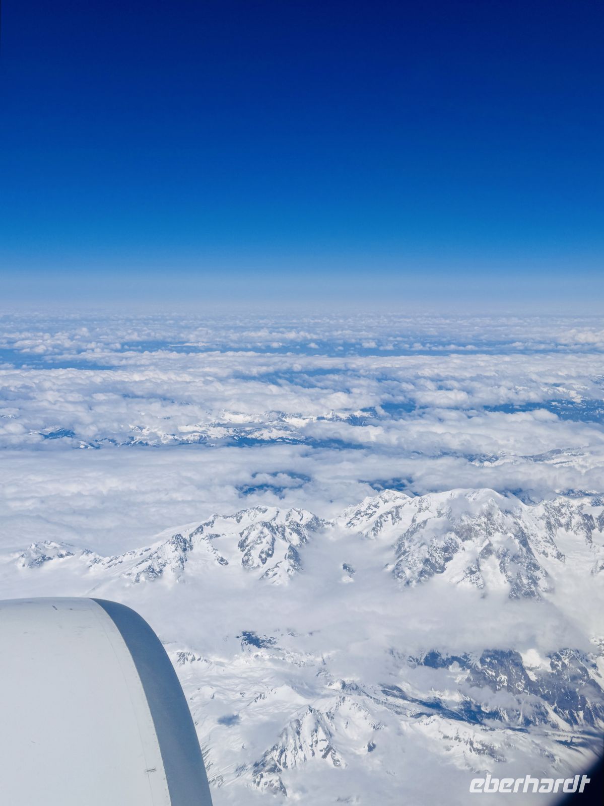 12. Tag - Heimflug über die Alpen  &ndash; &copy;  (Eberhardt TRAVEL)