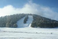 Schneebedecktes Atlasgebirge