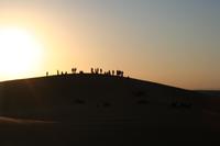 Sonnenuntergang in der Wüste