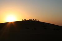 Sonnenuntergang in der Wüste