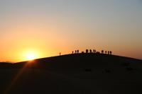 Sonnenuntergang in der Wüste