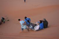 Sonnenuntergang in der Wüste