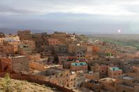 Blick auf Boumalne vom Hotel