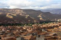 Blick auf Boumalne vom Hotel