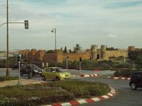 Blick zum Ruinenensemble der Chellah