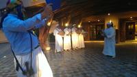 Empfang im Hotel traditionell mit Berber-Tanz und -Musik
