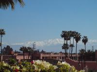 Blick von der Dachterrasse des Café Islan