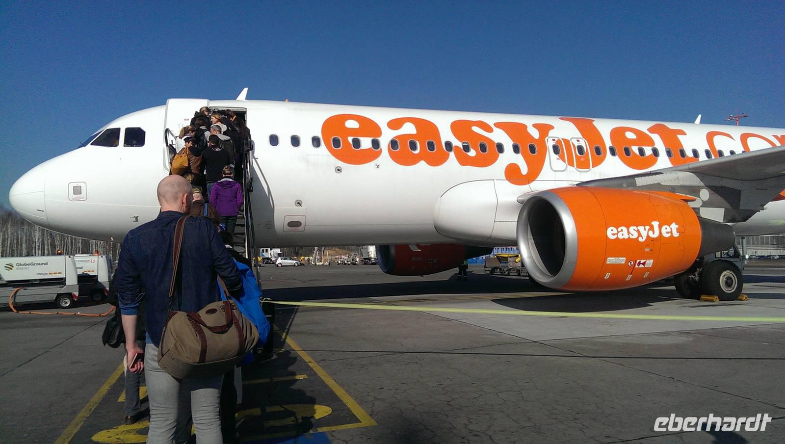 Abflug in Berlin