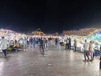 Djemaa el Fna, den Platz der Gaukler in Marrakesch