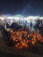Djemaa el Fna, den Platz der Gaukler in Marrakesch