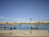 Mittagspause an der Promenade in Rabat