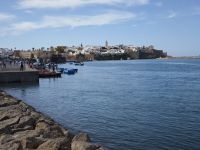 Mittagspause an der Promenade in Rabat