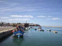 Mittagspause an der Promenade in Rabat
