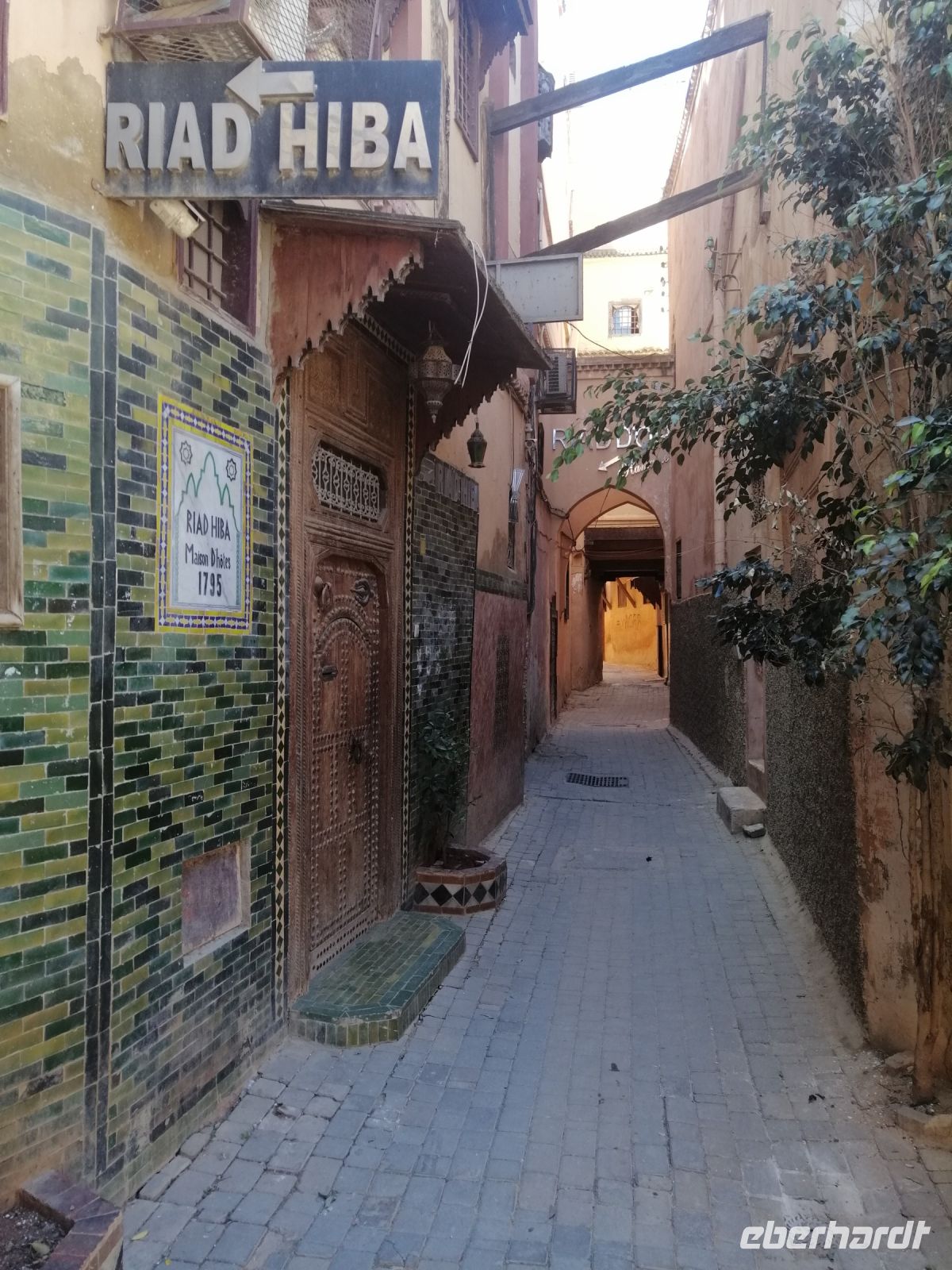 Rundgang durch die Gassen der Medina von Meknes, Riad Hiba