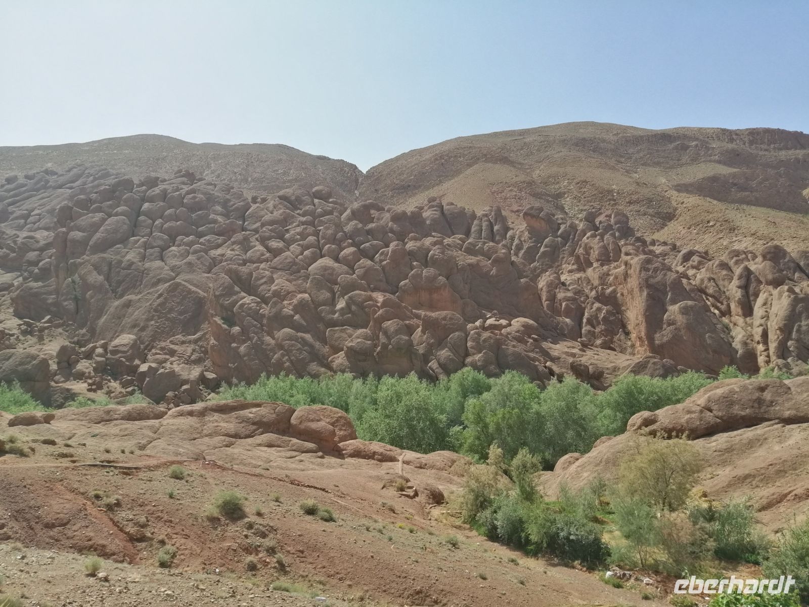 auf dem Weg in die Dades-Schlucht: Fotostopp an den Makaken-Felsen