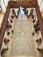 geschmückte Fußboden des Nehharine-Museums, Medina von Fes