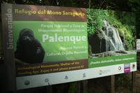 121 Eingangsschild zum Nationalpark Palenque