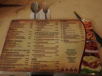 Deutsche Speisekarte Mexiko