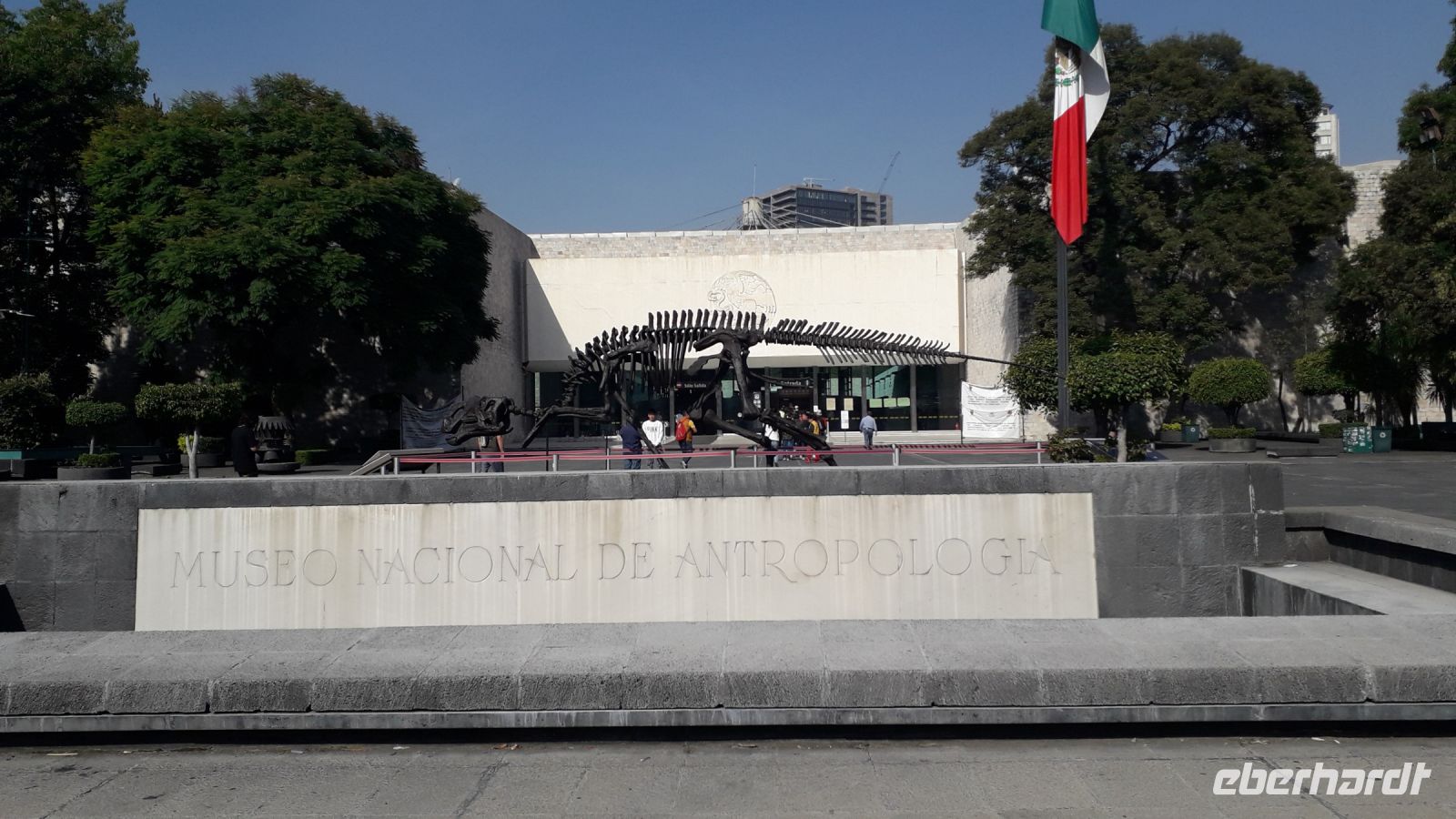 Das Nationalmuseum für Anthropologie in Mexico City