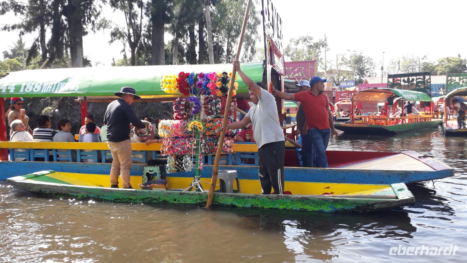 Viele Boote waren unterwegs