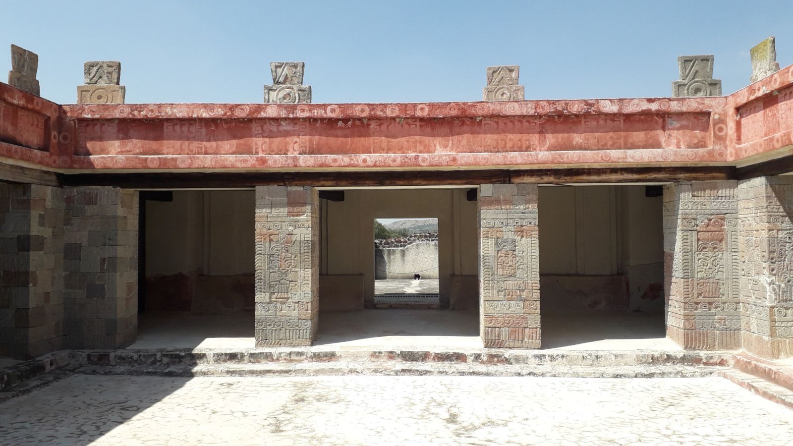 Der Quetzalpapalotl Palast / Teotihuacan