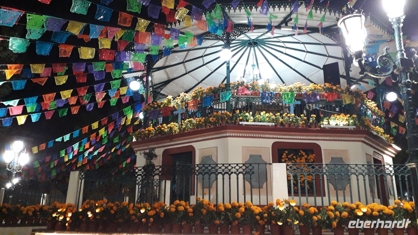 Hier spielte die Marimba-Musik