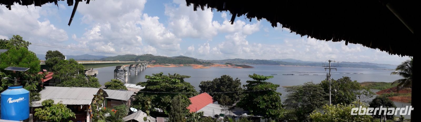 Blick auf den Fluss Grijalva