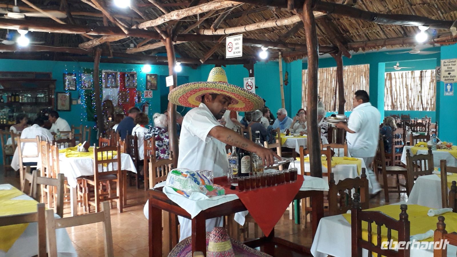 Hier haben wir Tequila probiert