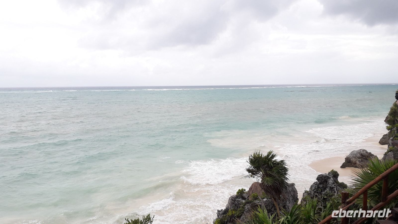 Tulum / Der Blick aufs Meer