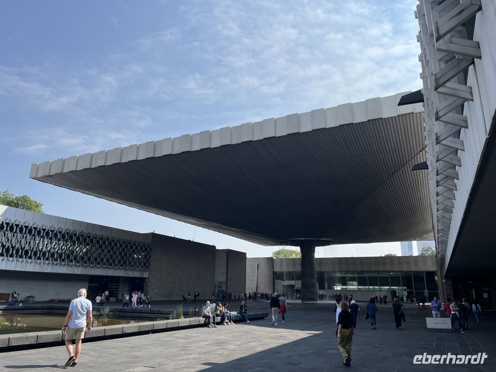 Innenhof Anthropologisches Nationalmuseum, Mexico-City