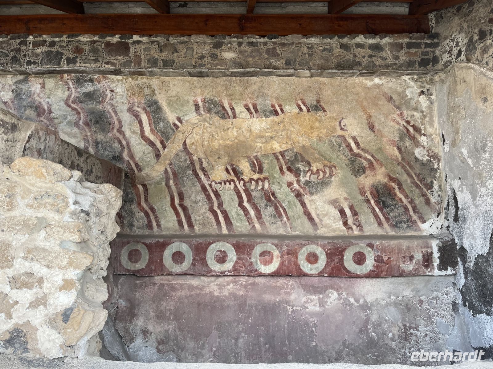 Jaguar Wandgemälde, Teotihuacán