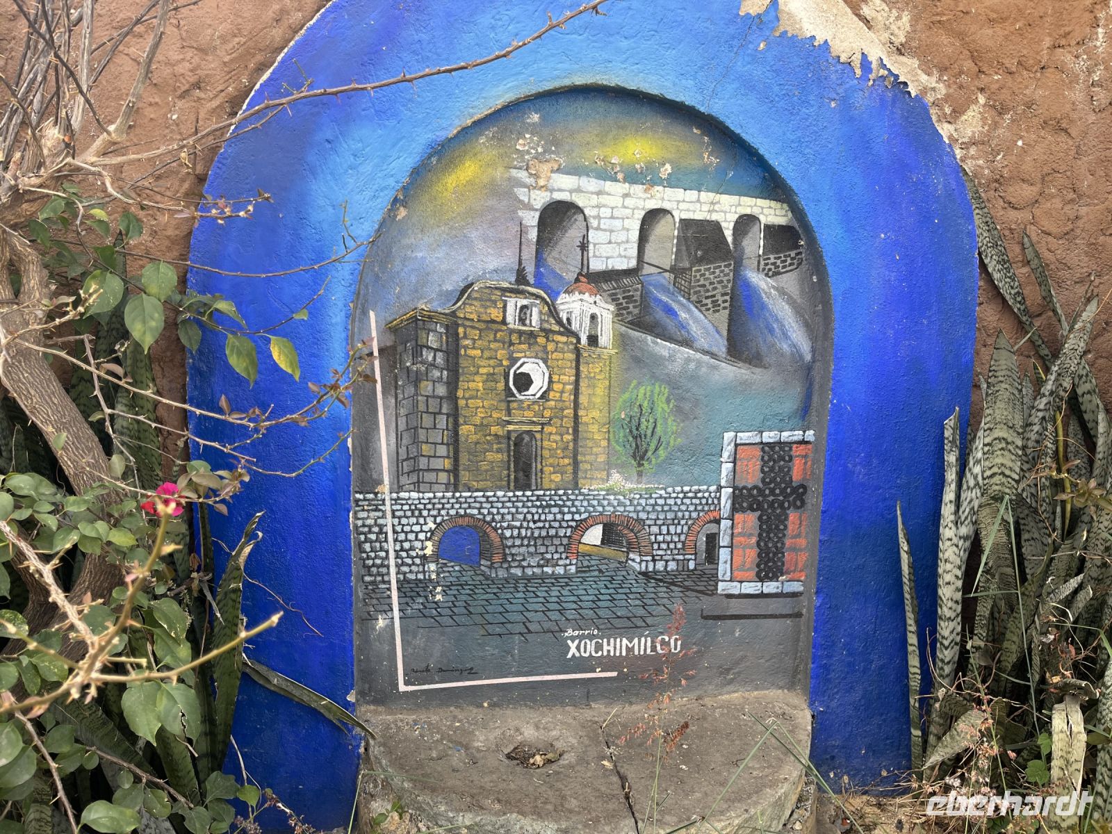 Graffiti vom ehemaligen Viadukt, Oaxaca