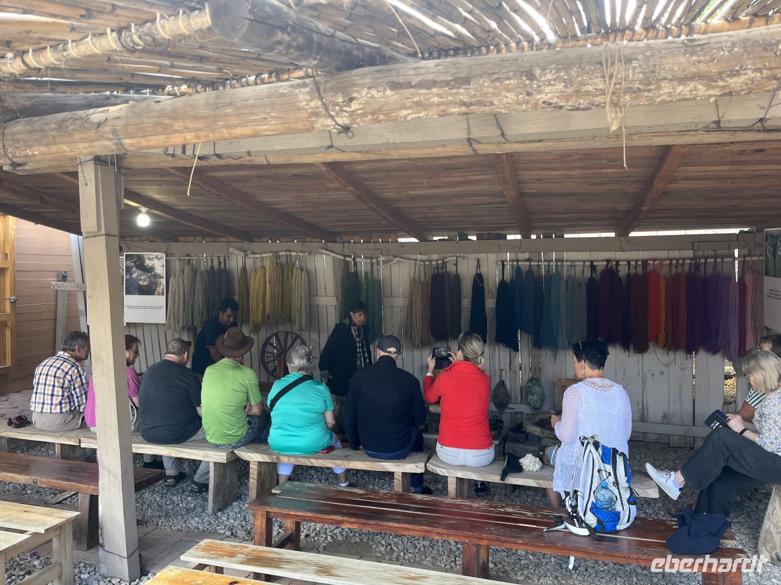 Präsentation in der Weberei, Teotitlan