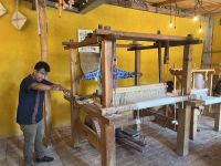 Präsentation in der Weberei, Teotitlan