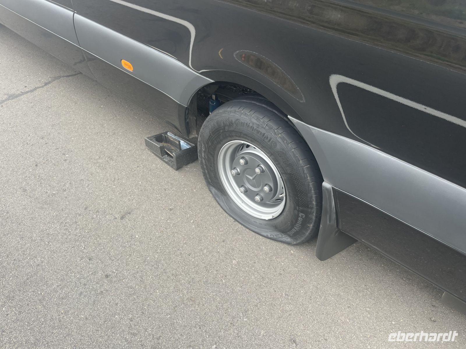 Unser platter Reifen