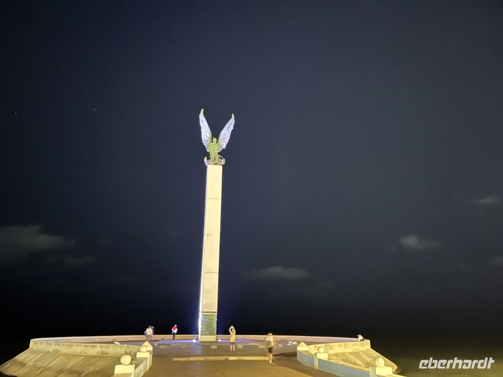 Maya-Engel am Malecon, Campeche