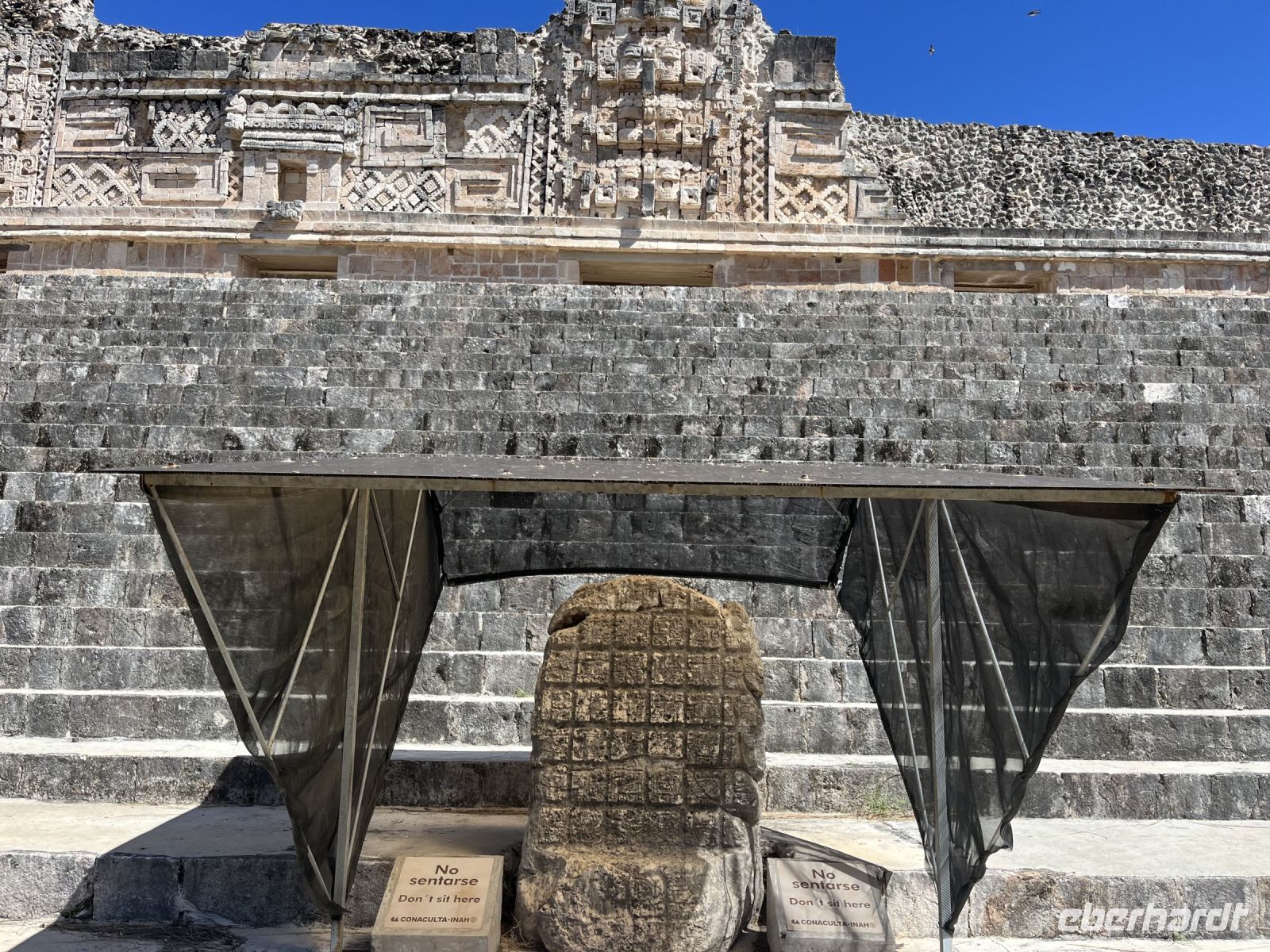 Thron im Viereck der Nonnen, Uxmal