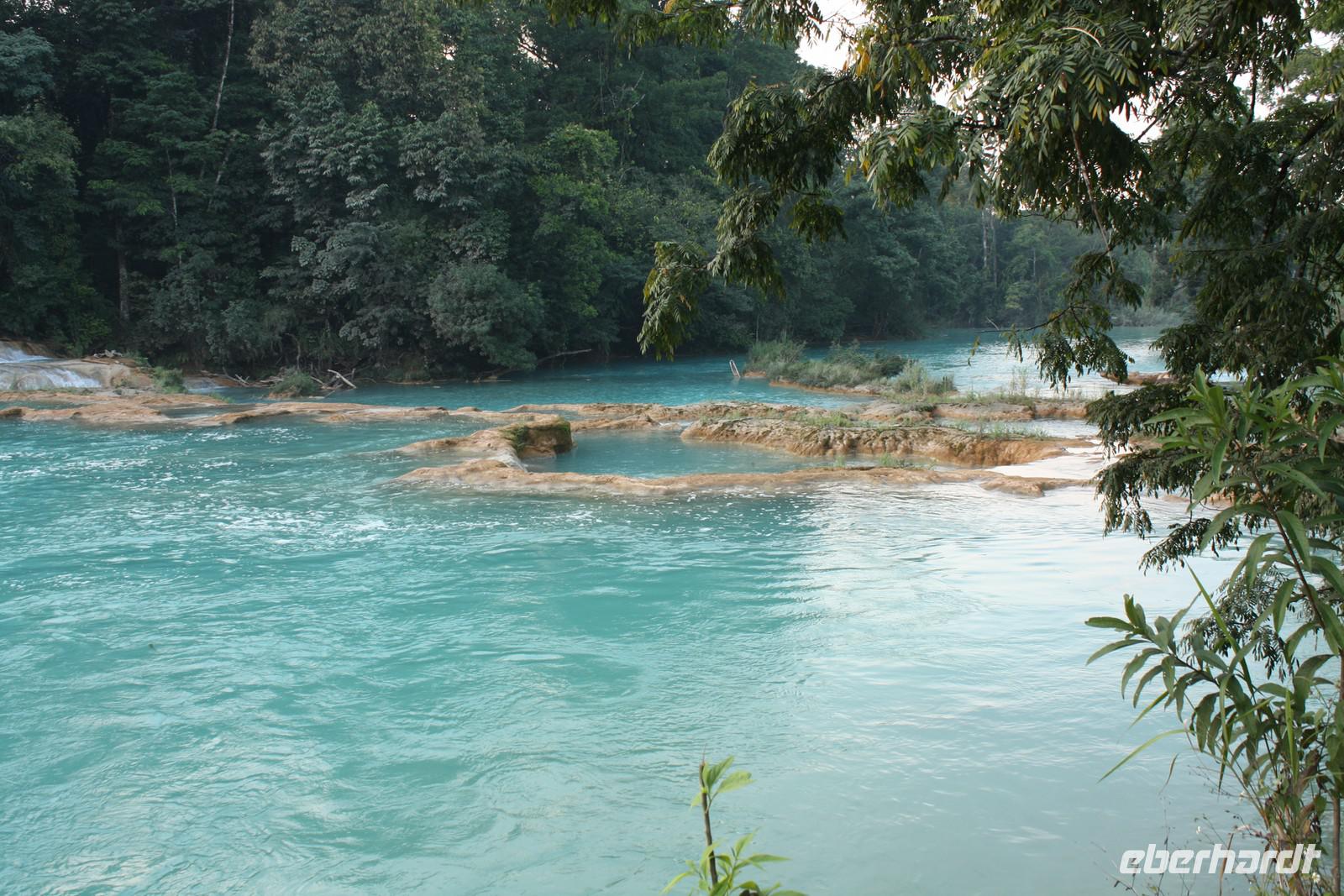 115 am Wasserfall von Agua Azul