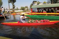 Bootsfahrt in Xochimilco