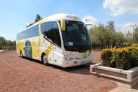 Unser Bus in Mexico – Teotihuacán
