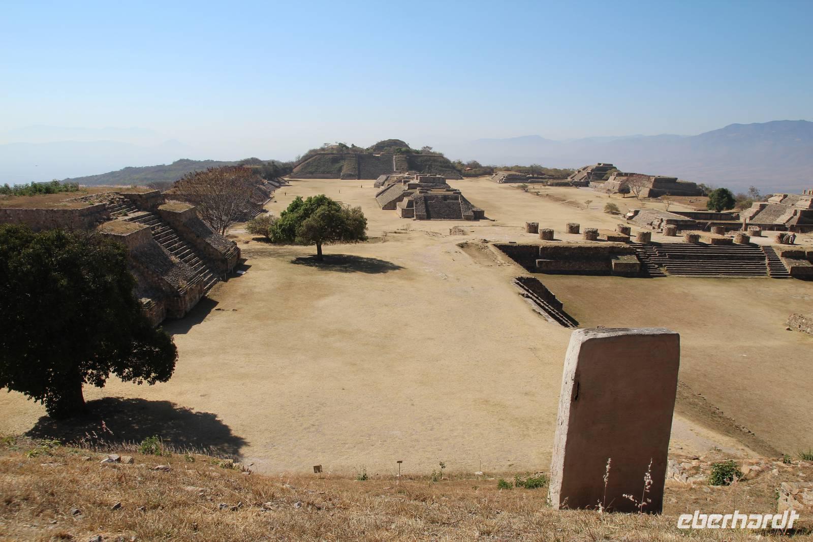 Blick von der Südlichen Plattform – Monte Alban – Oaxaca