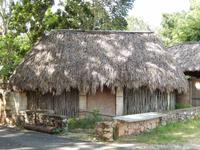 Typische Maya-Hütte