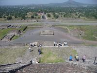 Blick von der Sonnenpyramide