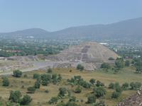 Blick von der Sonnenpyramide