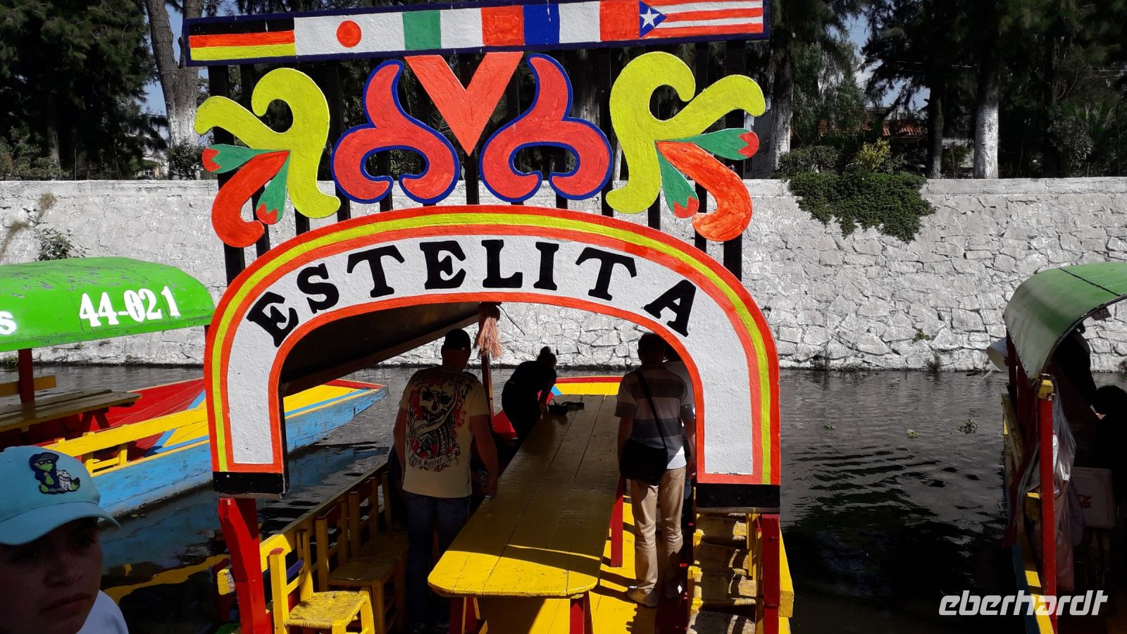 Die Bootsfahrt in Xochimilco
